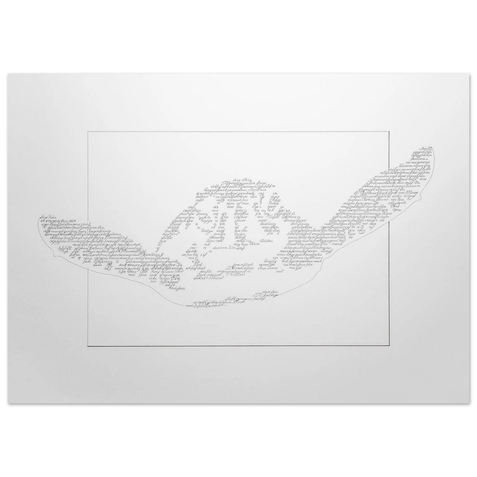 Schriftbild Kalligrafie