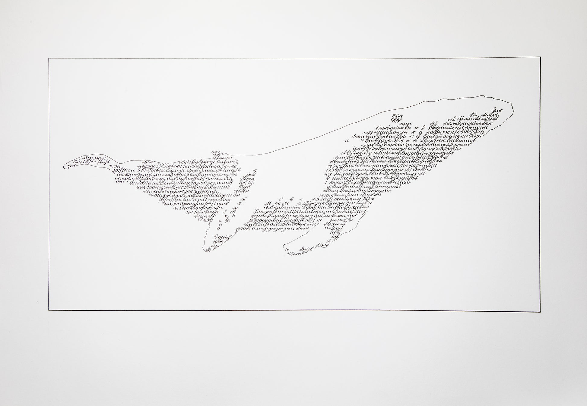 Schriftbild Kalligrafie