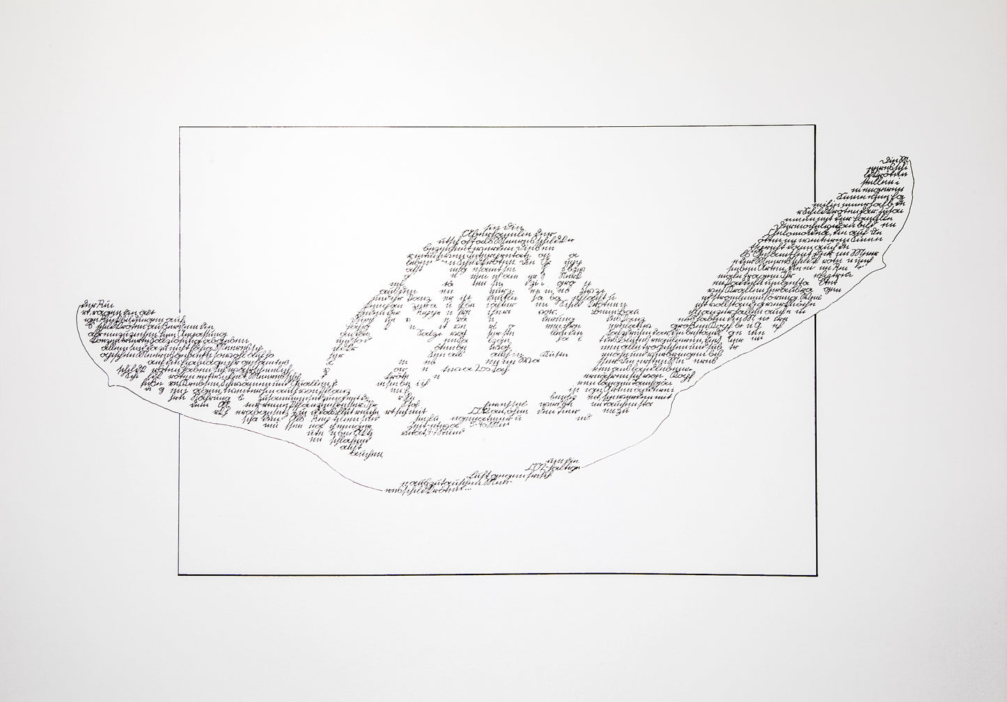 Schriftbild Kalligrafie