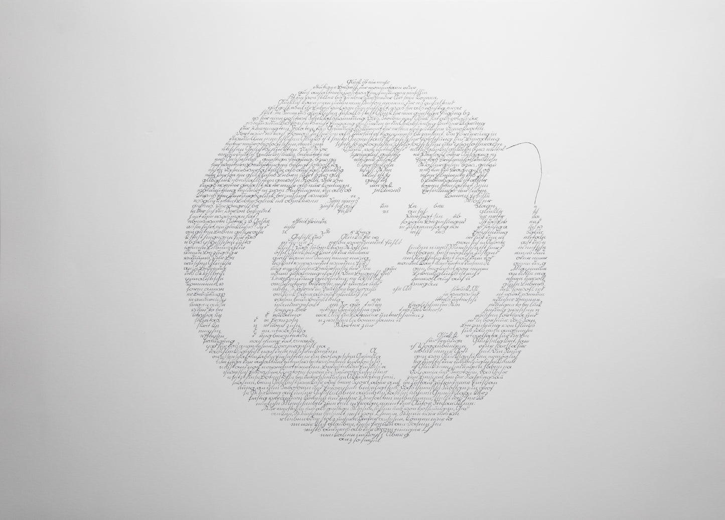 Schriftbild Kalligrafie