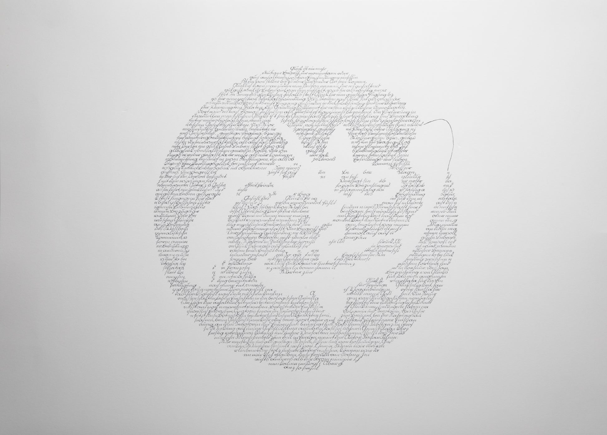 Schriftbild Kalligrafie