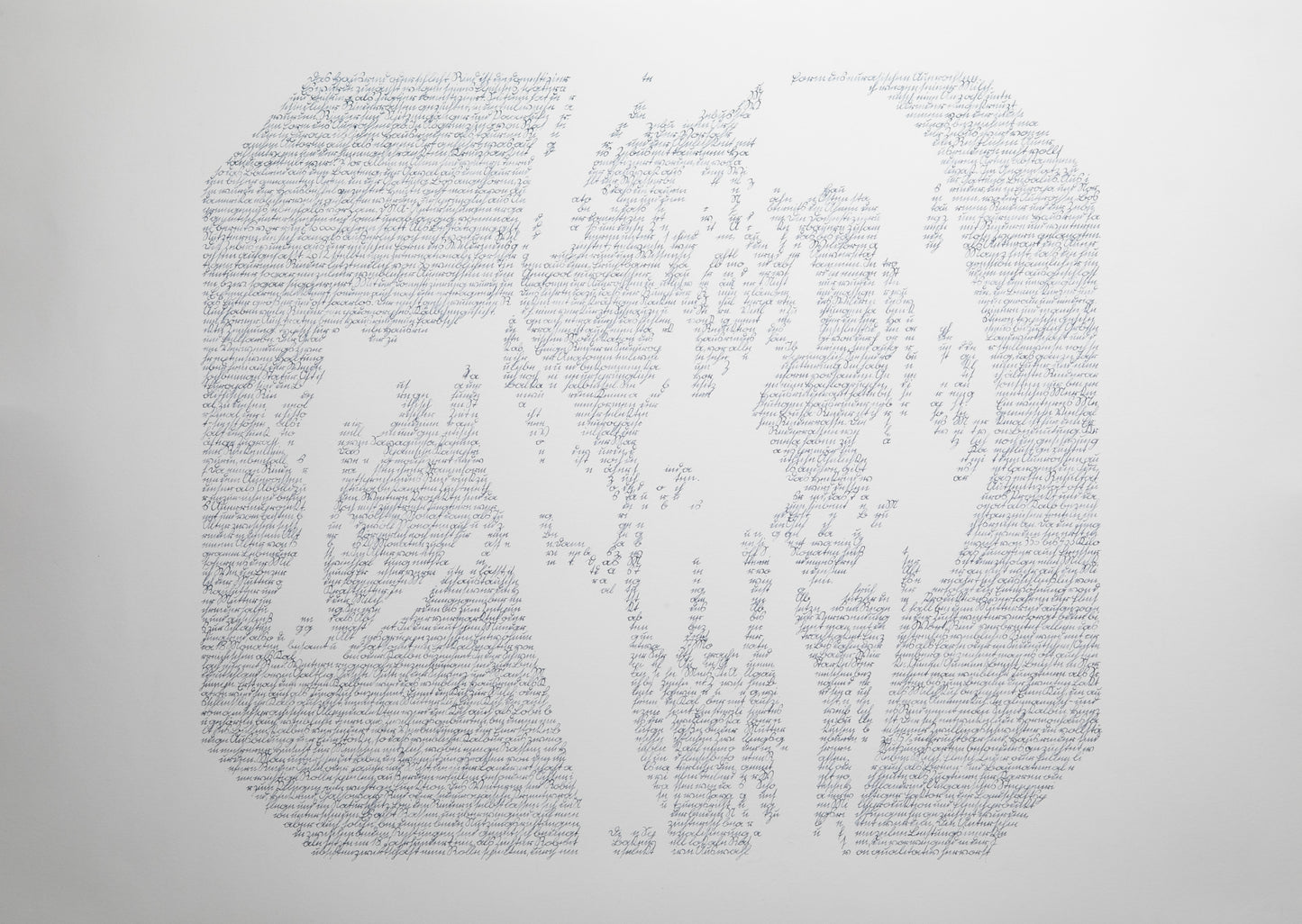 Schriftbild Kalligrafie