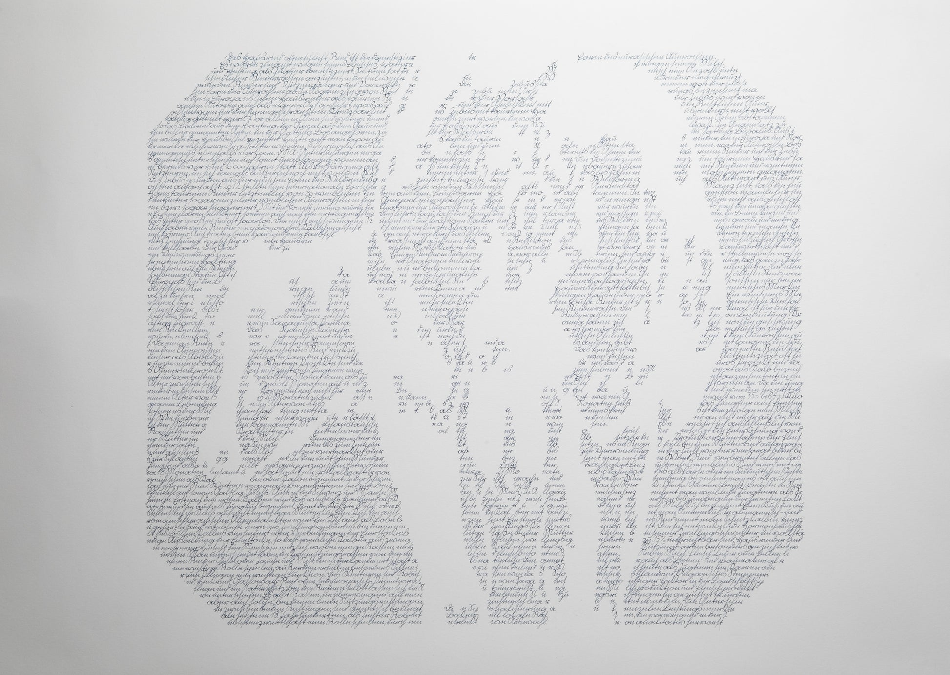 Schriftbild Kalligrafie