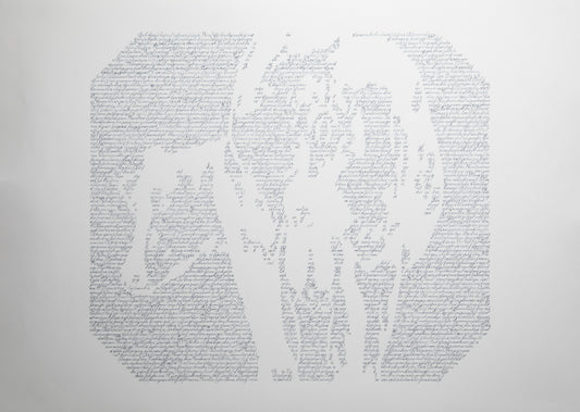 Schriftbild Kalligrafie